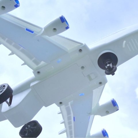 WOOPIE Niebieski Zdalnie Sterowany Samolot Pasażerski Airline