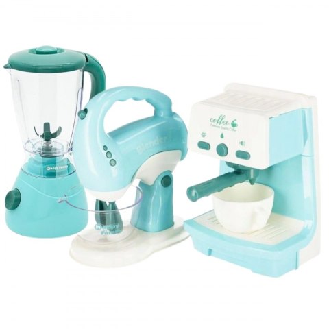 WOOPIE Zestaw AGD 3w1 Ekspres Mikser Blender Efekty Dźwiękowe Świetlne