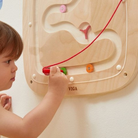 VIGA Drewniana Tablica Manipulacyjna Sensoryczna Przepływ Grawitacyjny