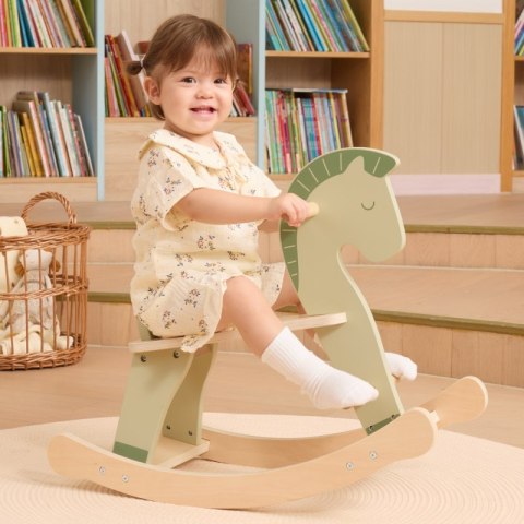 VIGA Drewniany Konik na Biegunach