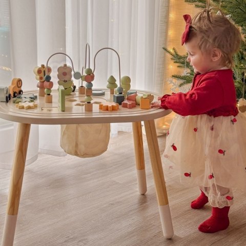 TOOKY TOY Drewniany Stolik Aktywności Safari