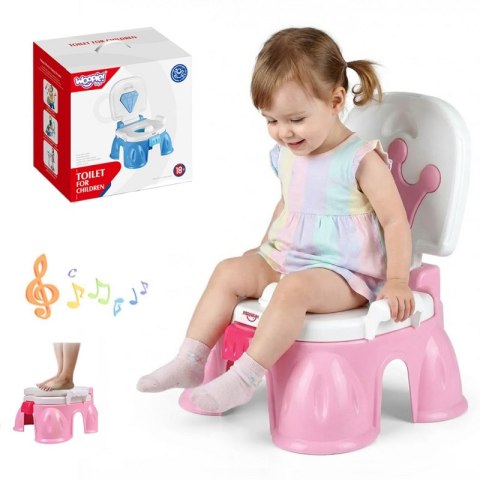 WOOPIE BABY Pierwszy Nocnik dla Dziecka z Muzyką 3w1 Krzesełko Stopień