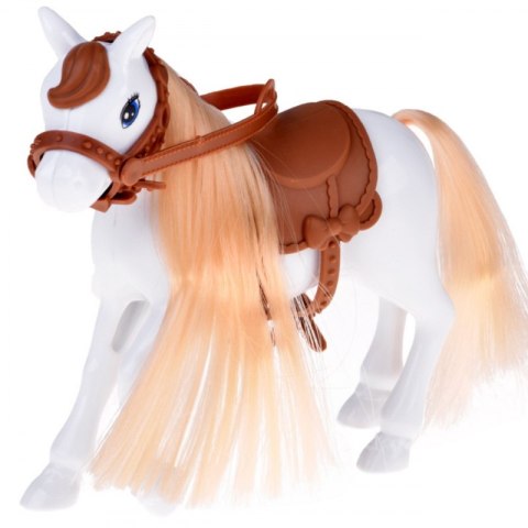 WOOPIE ROYAL Lalka Niki Zestaw z Koniem Samochodem i Przyczepą