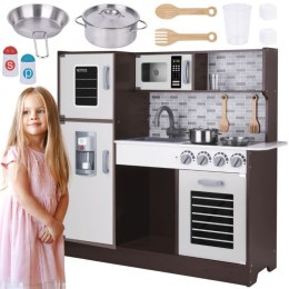 TOOKY TOY Kuchnia Drewniana Nowoczesna Akcesoria