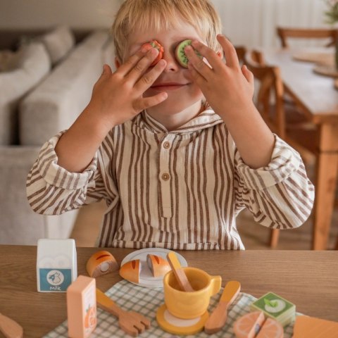 TOOKY TOY Zestaw Piknikowy Owoce do Krojenia Zestaw Śniadaniowy