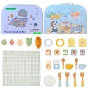 TOOKY TOY Zestaw Piknikowy Owoce do Krojenia Zestaw Śniadaniowy