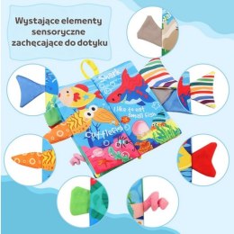 WOOPIE BABY Książeczka z Ogonkami Zwierząt Morskich Materiałowa Szeleszcząca