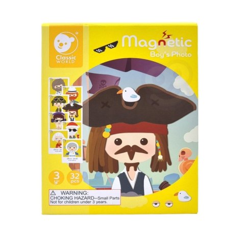 CLASSIC WORLD Układanka Magnetyczna Strojenie Lalek 32 el.