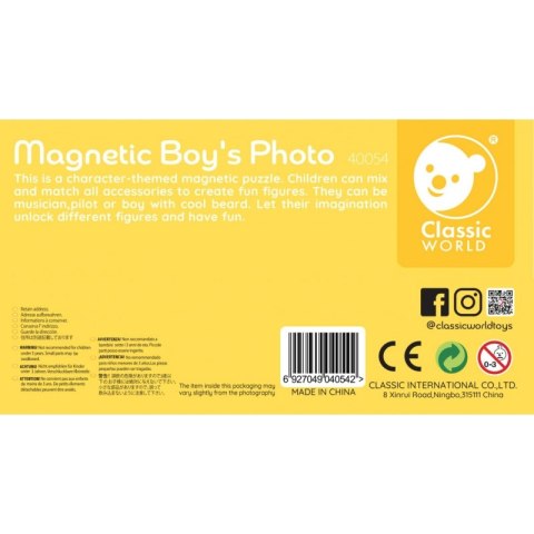 CLASSIC WORLD Układanka Magnetyczna Strojenie Lalek 32 el.