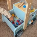 TOOKY TOY Drewniany Chodzik Samochód Mini Warsztat STEM