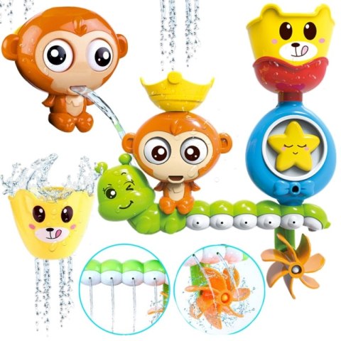 WOOPIE BABY Zabawka Wodna do Kąpieli Małpka + Kubeczek