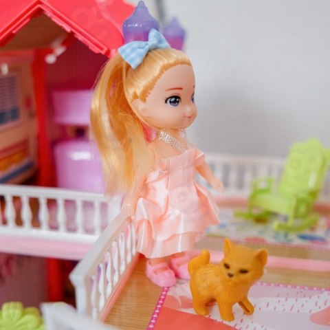 WOOPIE Domek Dla Lalek Willa Ogrodowa 156el.