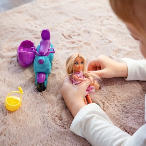 WOOPIE ROYAL Laleczka na Skuterze z Pieskiem