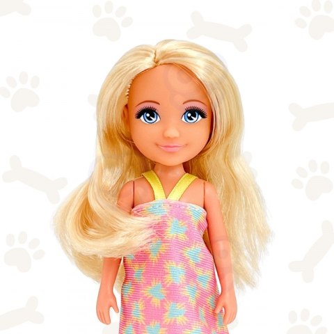 WOOPIE ROYAL Laleczka z Pieskiem Wanną i Akcesoriami Do Pielęgnacji Pupila