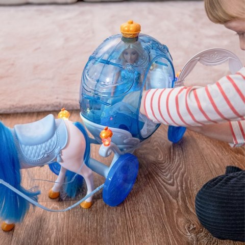 WOOPIE ROYAL Lalka Lodowa Księżniczka Lily i Magiczny Duży Powóz Karoca Akcesoria