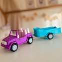 WOOPIE ROYAL Lalka Niki Zestaw z Koniem Samochodem i Przyczepą