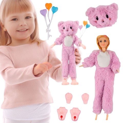 WOOPIE ROYAL Lalka w Przebraniu Różowego Misia Park Rozrywki