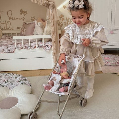 WOOPIE ROYAL Wózek Dla Lalek Spacerówka Vintage Teddy Bear