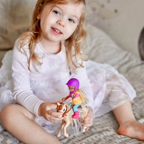 WOOPIE ROYAL Zestaw Laleczka Jeździec z Koniem