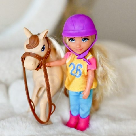 WOOPIE ROYAL Zestaw Laleczka Jeździec z Koniem