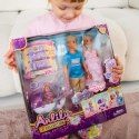 WOOPIE ROYAL Zestaw Lalek Rodzina Lily w Ciąży Tata Niemowlak Wózek Akcesoria