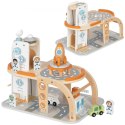 TOOKY TOY Drewniany Kosmiczny Parking Stacja Kosmiczna