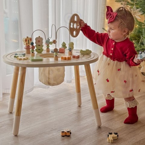 TOOKY TOY Drewniany Stolik Aktywności Safari