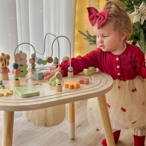 TOOKY TOY Drewniany Stolik Aktywności Safari