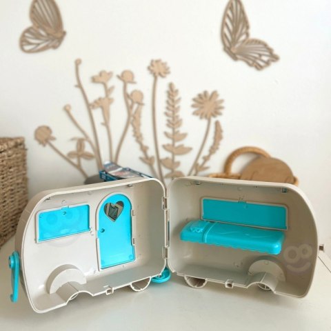 WOOPIE Kamper XL dla Lalek Zestaw Kempingowy z Przyczepką