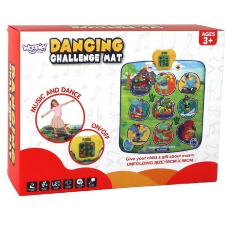 WOOPIE Mata Muzyczna Dinozaury Zręcznościowa Gra Taneczna