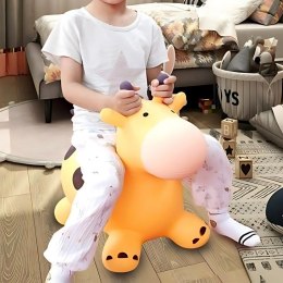 WOOPIE Skoczek Gumowy do Skakania Żyrafa Żółta + Pompka