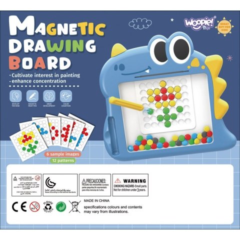 WOOPIE Tablica Magnetyczna dla Dzieci Montessori MagPad Dinozaur