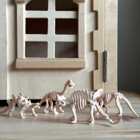 WOOPIE Zestaw Archeologiczny Wykopaliska Szkieletów Dinozaurów 6w1 Mały Archeolog