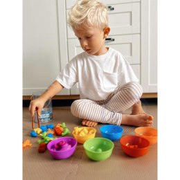 WOOPIE Gra Edukacyjna Montessori Sorter Kolorów Zwierzęta 44 el.