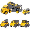WOOPIE Laweta Zestaw 4w1 Pojazdy Budowlane