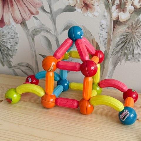 WOOPIE Magnetyczne Klocki Konstrukcyjne Edukacyjne 76 el.