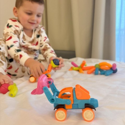 WOOPIE Magnetyczne Klocki Konstrukcyjne Pojazdy 52 el.