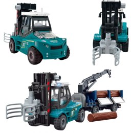 WOOPIE Wózek Widłowy Zaciskowy z Przyczepą Dźwięki Światła