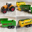 WOOPIE Zestaw Mini Farmera Traktory z Przyczepami