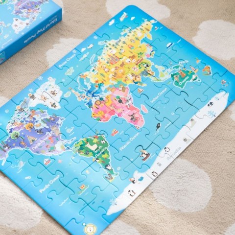 CLASSIC WORLD Puzzle Drewniane Mapa Świata