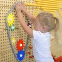 MASTERKIDZ Koła Zębate Zbuduj Własny Mechanizm - Tablica Naukowo-Kreatywna STEM