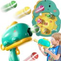WOOPIE Gra w Rzutki Dart Pistolet Dinozaur na Kulki Rzepy Tarcza Punkty Strzelanie