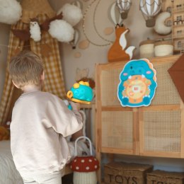 WOOPIE Gra w Rzutki Dart Pistolet Dinozaur na Kulki Rzepy Tarcza Punkty Strzelanie