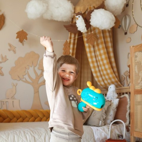 WOOPIE Gra w Rzutki Dart Pistolet Dinozaur na Kulki Rzepy Tarcza Punkty Strzelanie