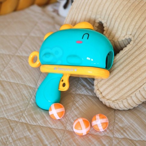 WOOPIE Gra w Rzutki Dart Pistolet Dinozaur na Kulki Rzepy Tarcza Punkty Strzelanie