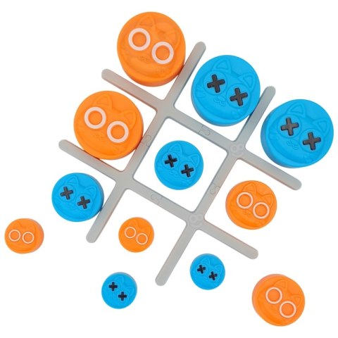 WOOPIE IQ Gra Logiczna Przenośna Kółko i Krzyżyk Kotki w Pudełku