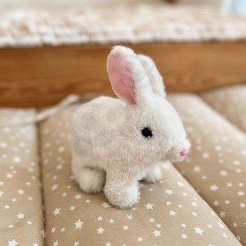 WOOPIE Króliczek Ineraktywny Pluszak z Marchewką Biały