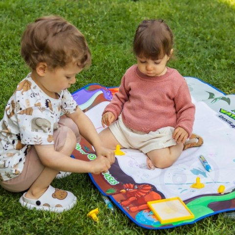 WOOPIE Magiczna Mata Wodna do Malowania XXL Pieczątki Cyferki 100x80 cm