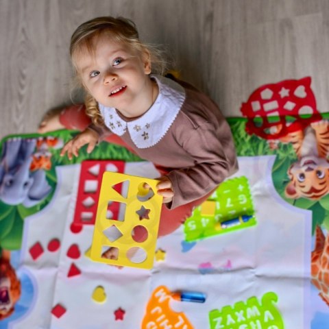 WOOPIE Mata Wodna do Malowania Safari Literki Cyferki