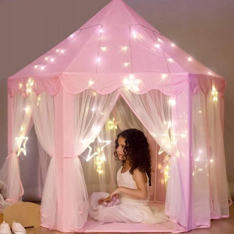 WOOPIE Namiot Zamek Księżniczki XXL Domek do Domu i Ogrodu